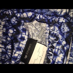 Maxi Blue Pattern Skirt
